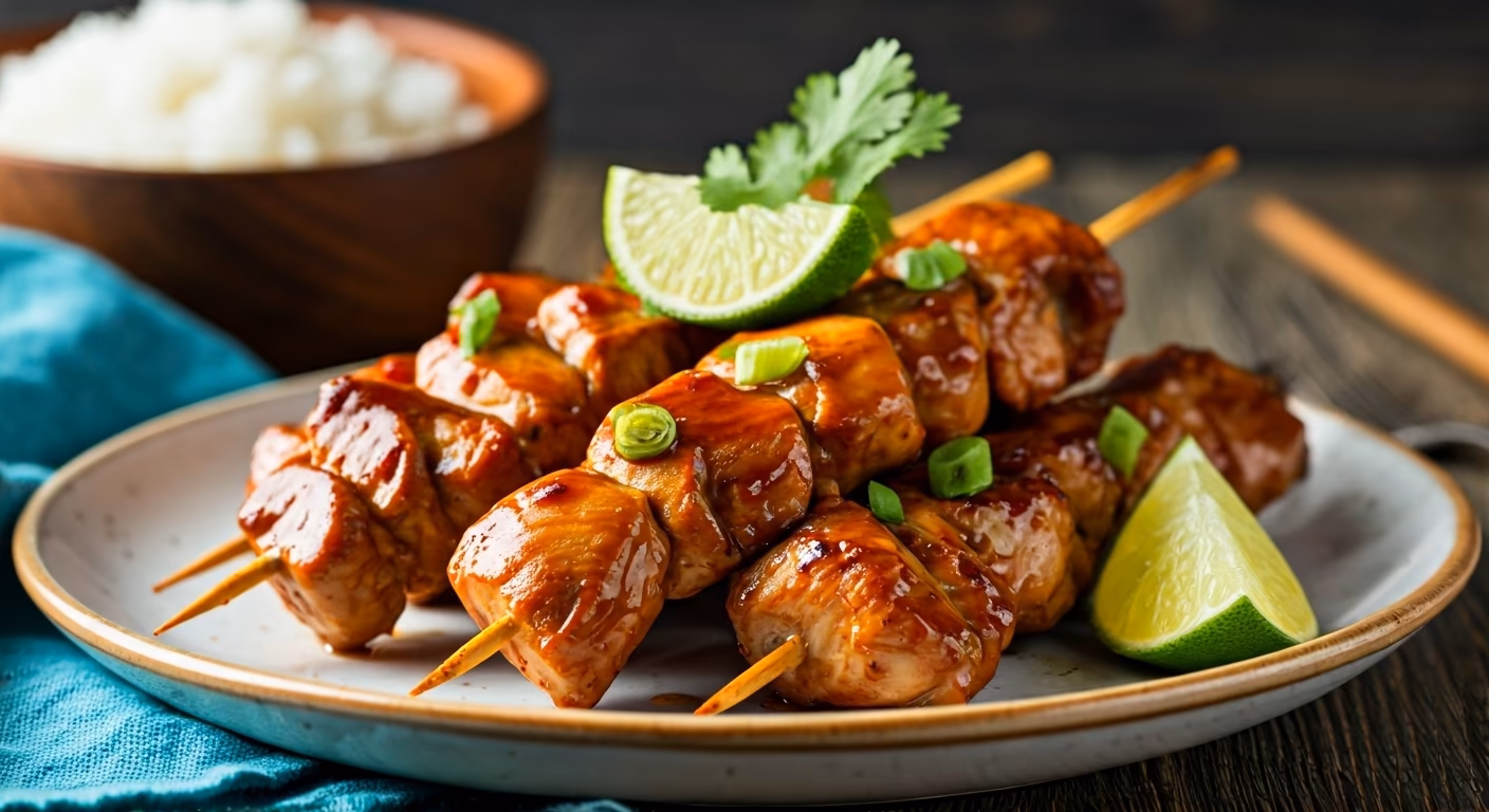 Huli Huli Chicken Skewers recipe - Other medium difficulty in Main Dishes, Grilling category