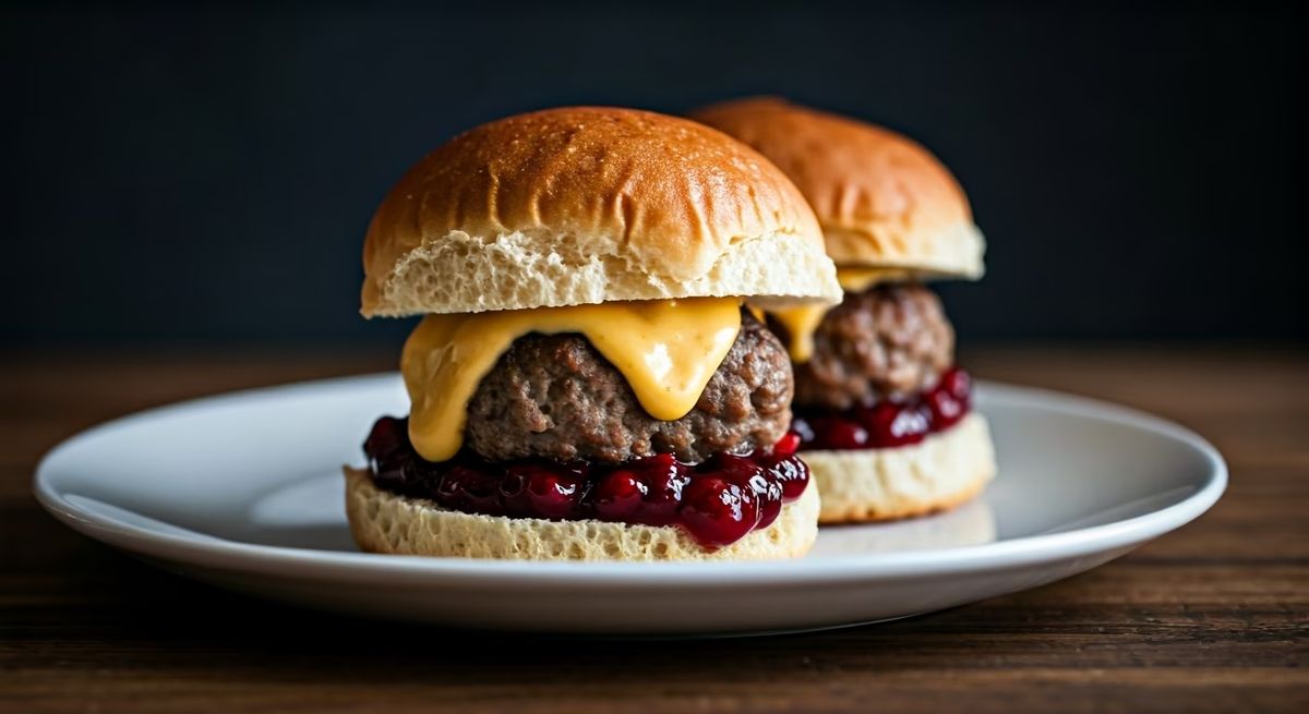 Swedish Meatball Sliders with Lingonberry Sauce recipe - Other medium difficulty dish