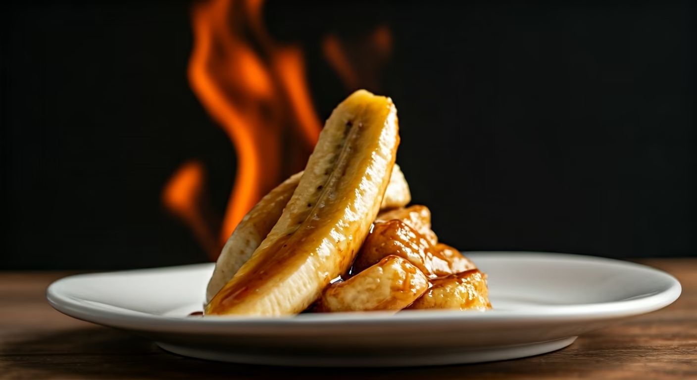 Flambéed Banana Foster recipe - delicious medium difficulty in Desserts category