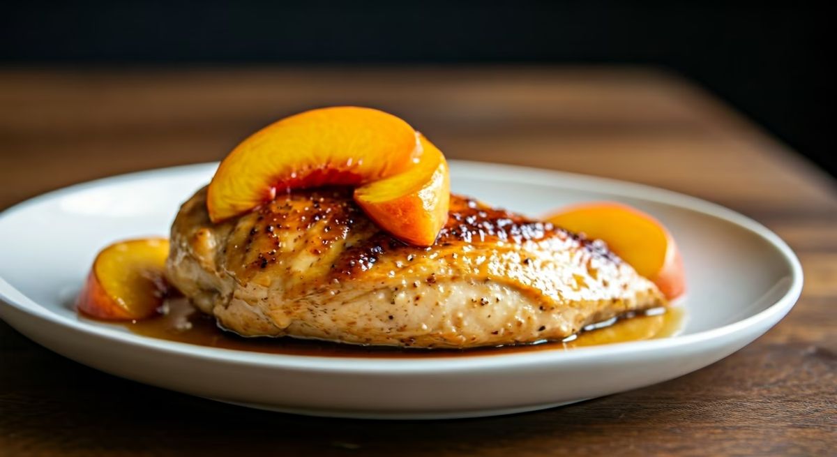 Honey Peach Glazed Chicken recipe - Other medium difficulty dish
