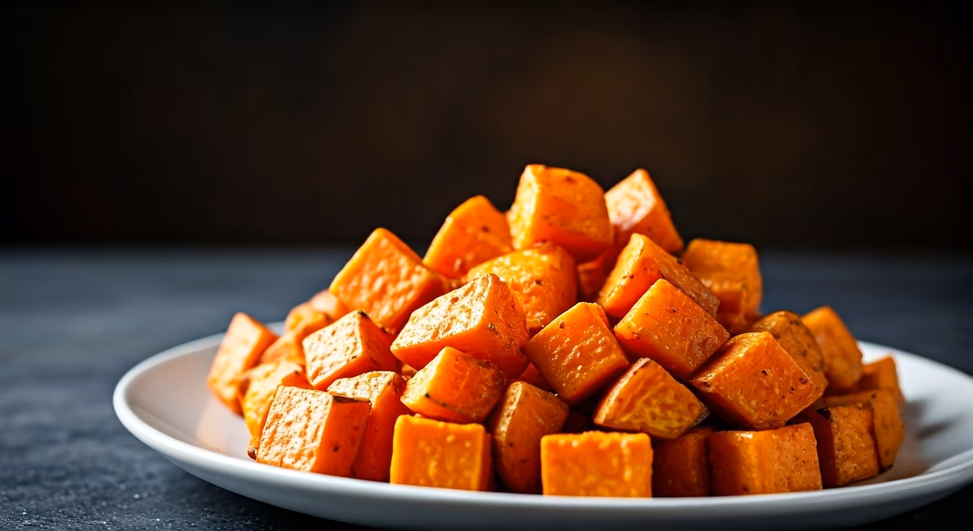 Honey Cinnamon Roasted Sweet Potatoes recipe - American easy difficulty in Side Dishes, Comfort Food category