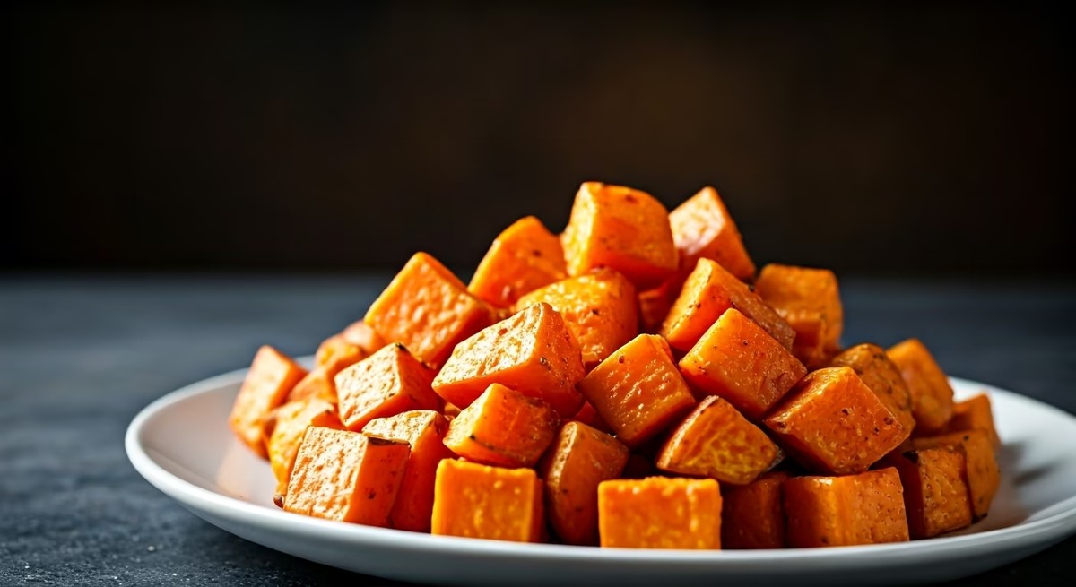 Honey Cinnamon Roasted Sweet Potatoes Recipe @ TotallyChefs