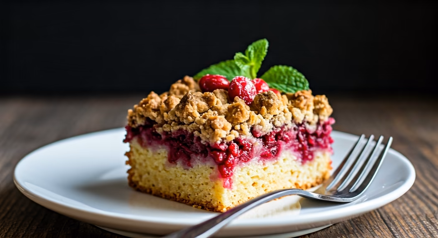 Cranberry Crisp Cake recipe - American medium difficulty in Holiday Sweets, Desserts category