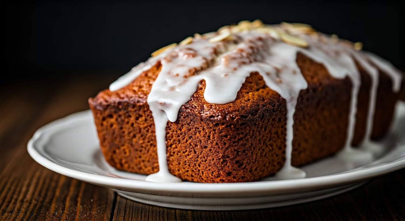 Cranberry Orange Bread with Almond Glaze recipe - delicious medium difficulty in Desserts, Breakfast, Baking category