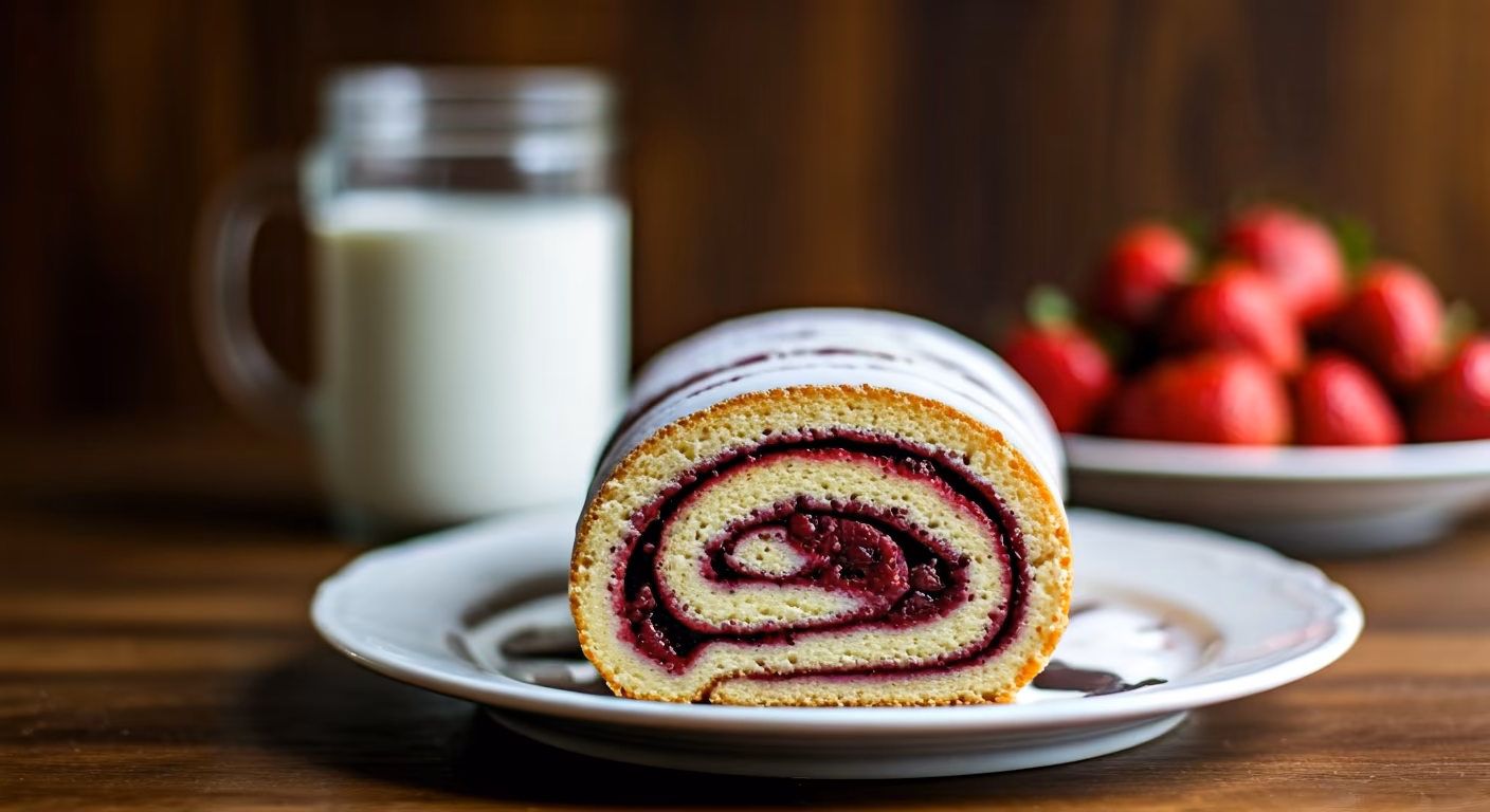 Berry Swirl Jelly Rolls recipe - American easy difficulty in Snacks, Desserts, Baking category