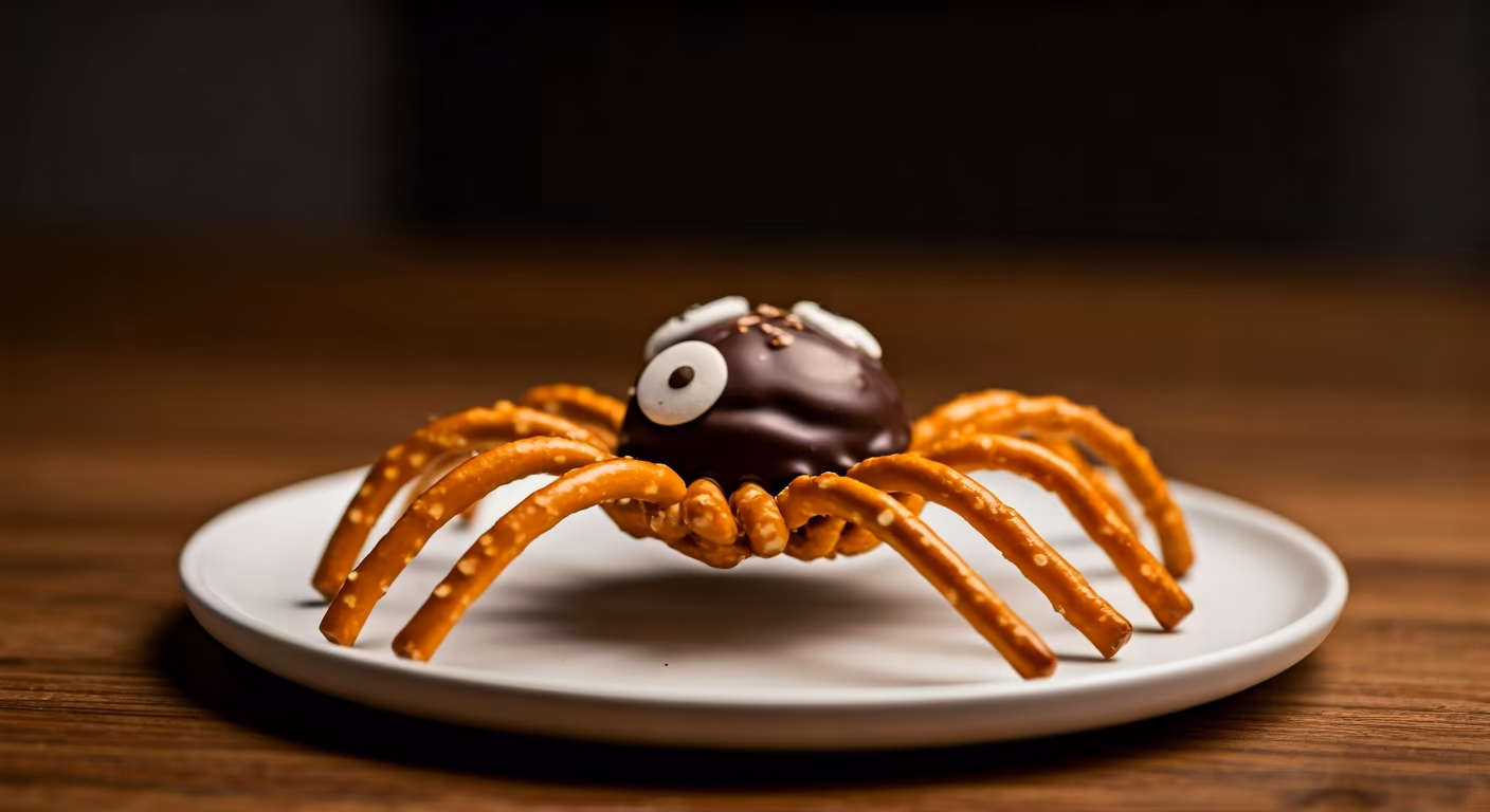 Creepy Crawly Chocolate Spiders recipe - American easy difficulty in Snacks, Holiday Sweets, Treats category