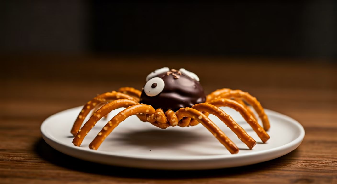 Creepy Crawly Chocolate Spiders recipe - American easy difficulty in Snacks, Holiday Sweets, Treats category