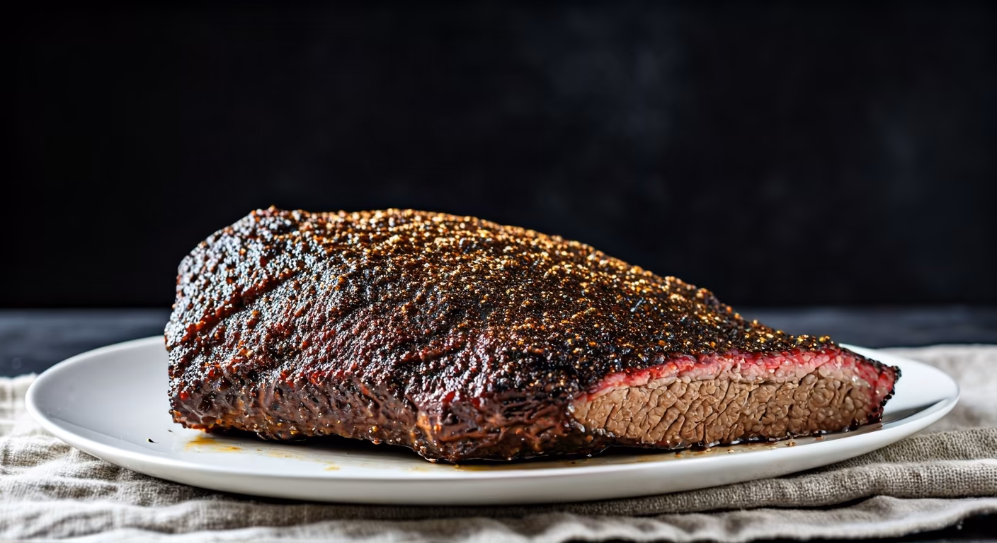 Slow Grilled Smoked Brisket recipe - American medium difficulty in Main Dishes, Grilling category