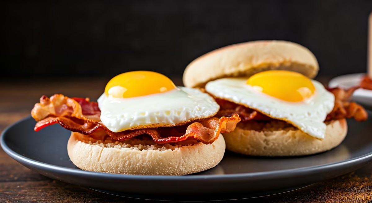 Fancy Eggs Benedict with Crispy Bacon Recipe @ TotallyChefs