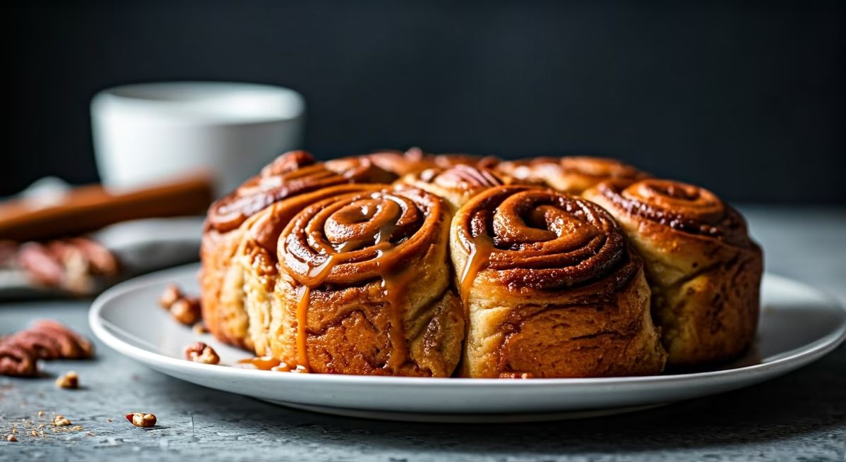 Caramel Pecan Sticky Buns recipe - American medium difficulty dish