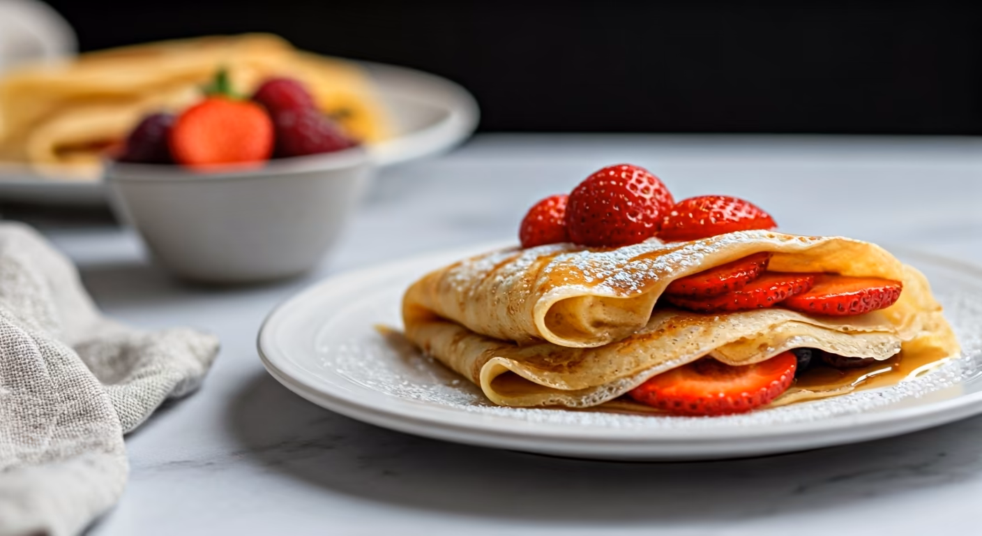 Sweet Crepes recipe - French easy difficulty in Desserts, Breakfast category