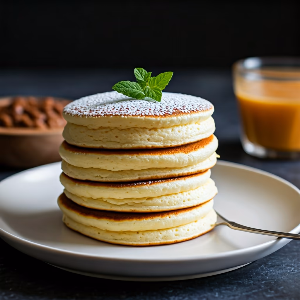 Japanese Soufflé Pancakes recipe - Japanese medium difficulty in Brunch, Breakfast category