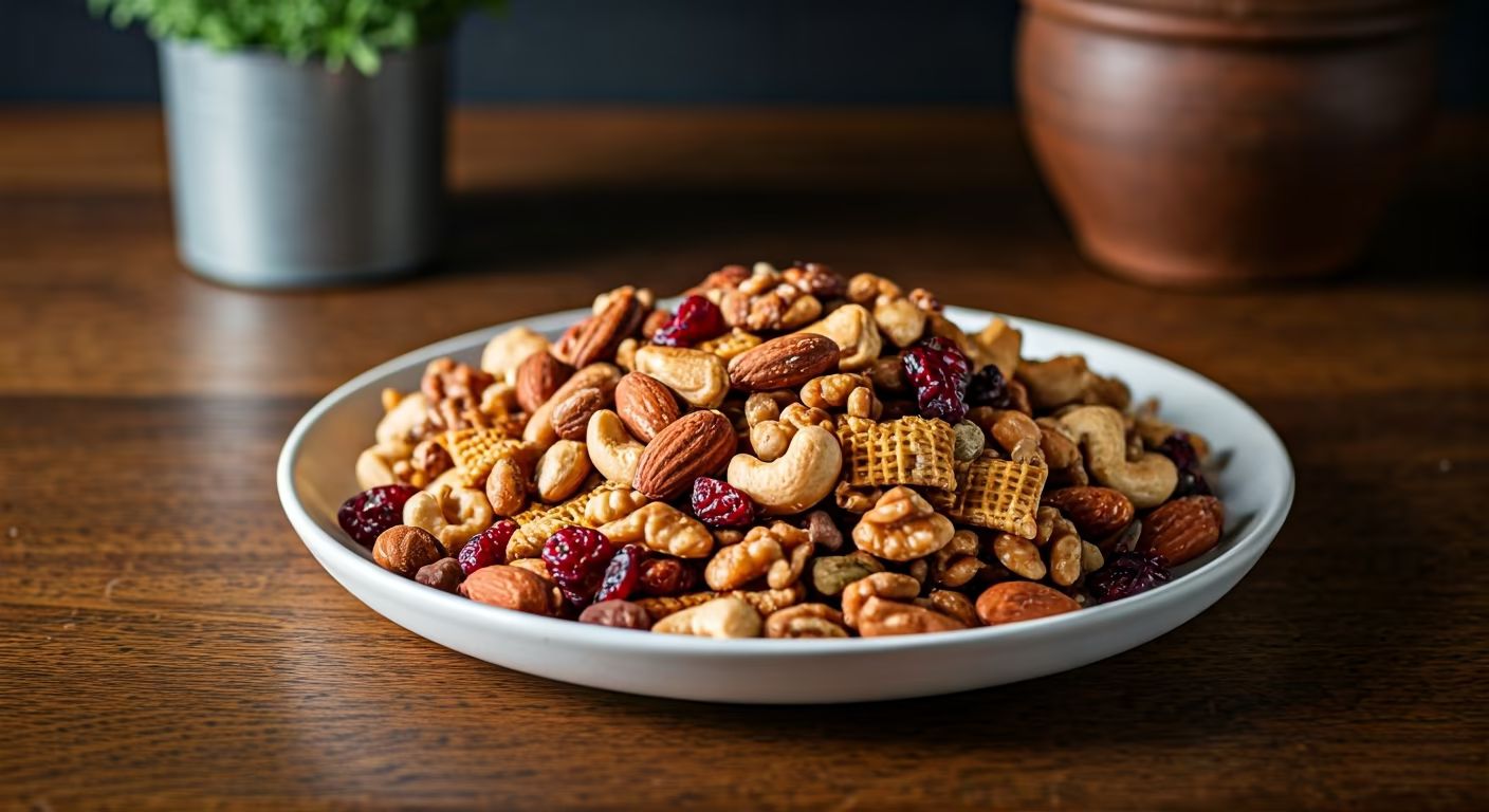 Sweet and Salty Trail Mix recipe - American easy difficulty in Snacks, Party Food category