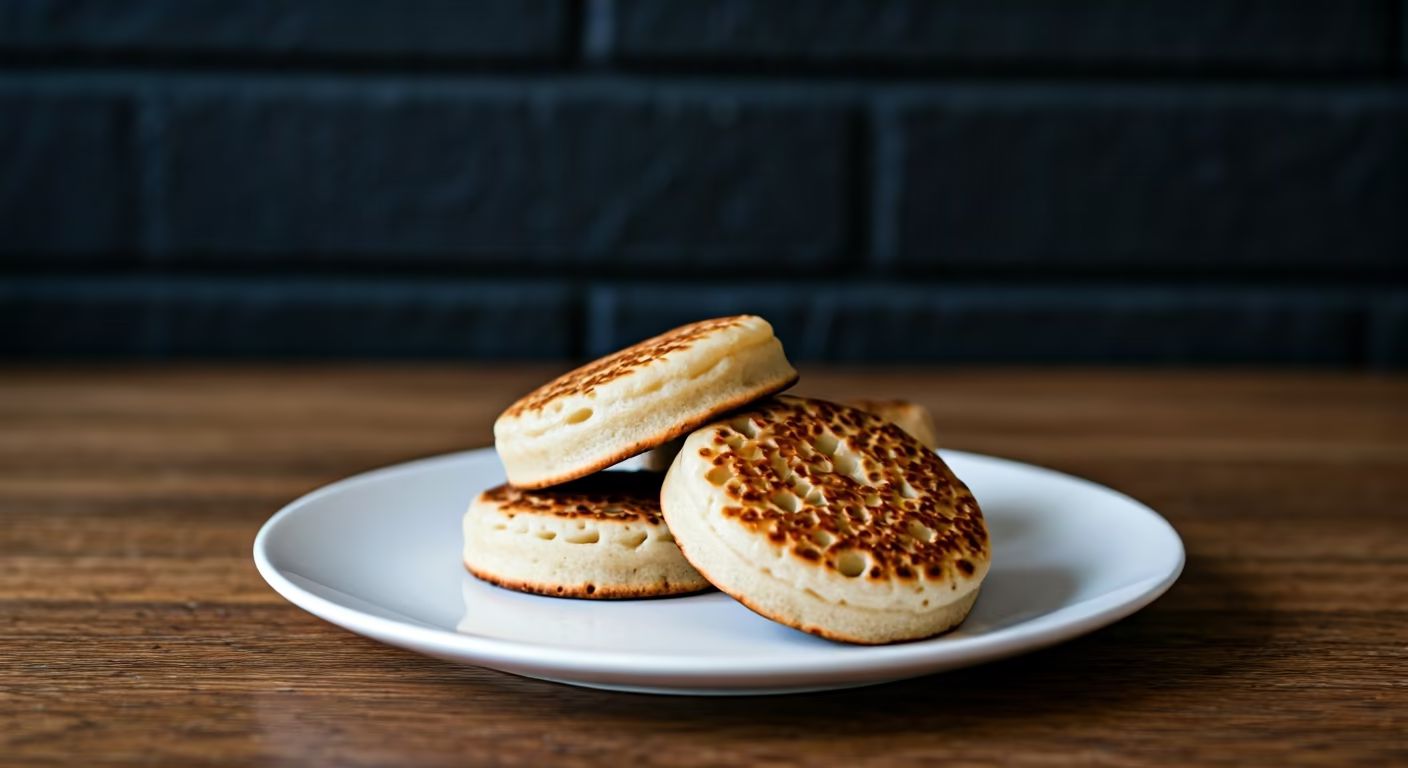 Classic Crumpets recipe - delicious medium difficulty in Breakfast, Baking category
