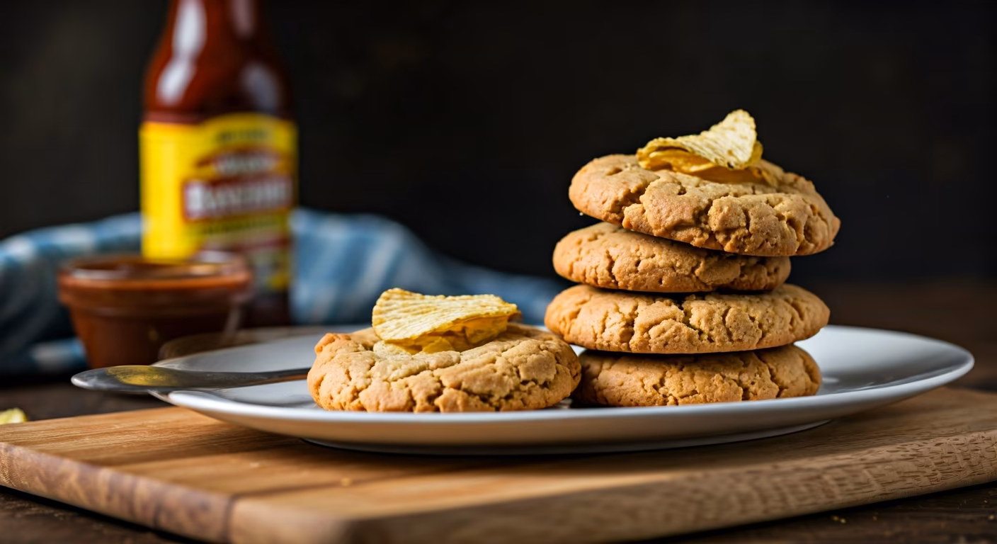 Potato Chip Cookies recipe - American easy difficulty in Baking, Cookies category