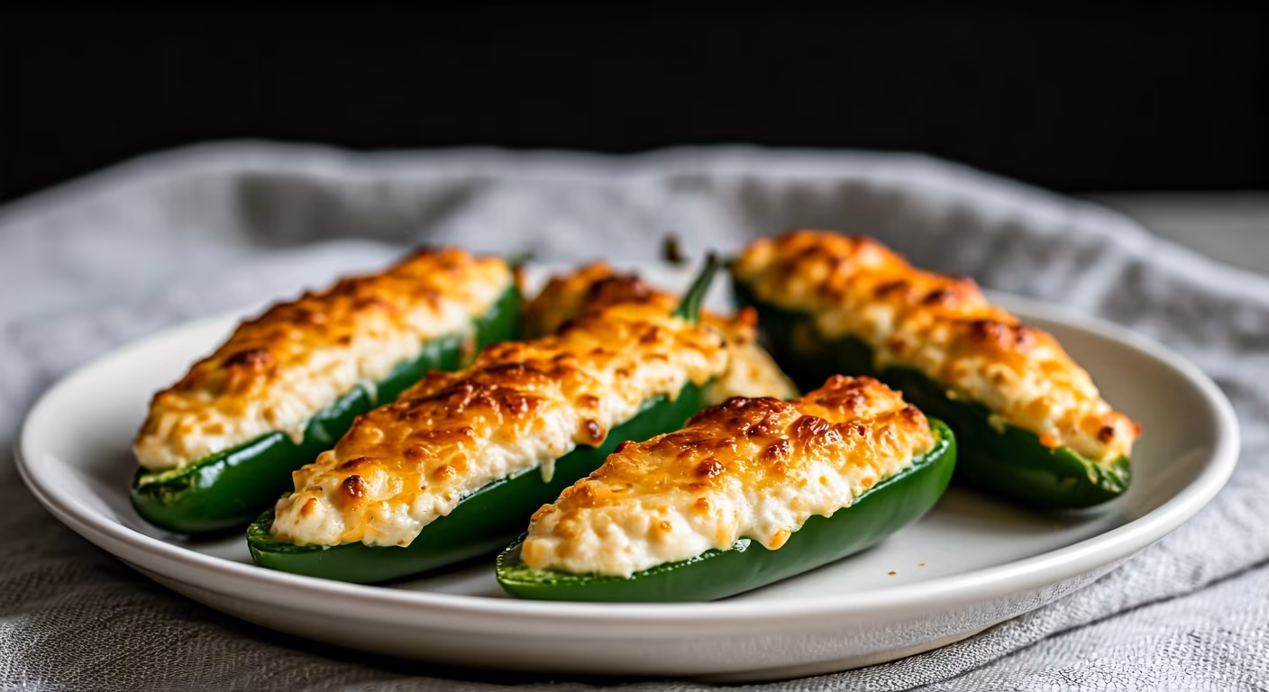 Cheesy Bacon Jalapeño Poppers recipe - American medium difficulty in Snacks, Party Food, Appetizers category