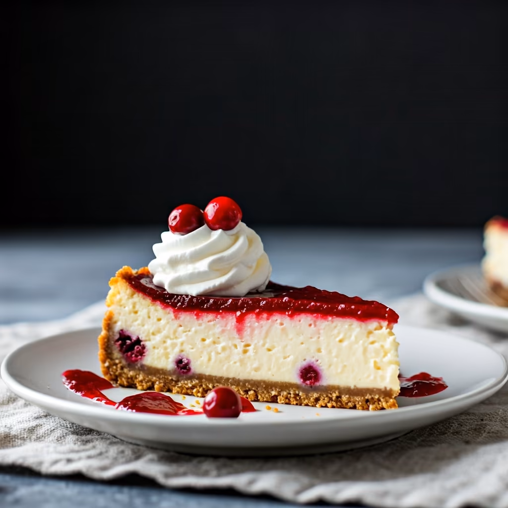 Cranberry Cheesecake recipe - American medium difficulty in Desserts, Baking category