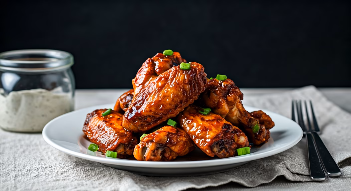 BBQ Chicken Wings recipe - American medium difficulty in Party Food, Grilling, Appetizers category