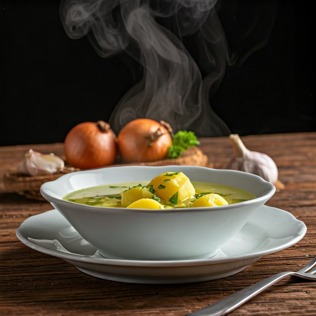 Kartoffelsuppe recipe - German easy difficulty dish