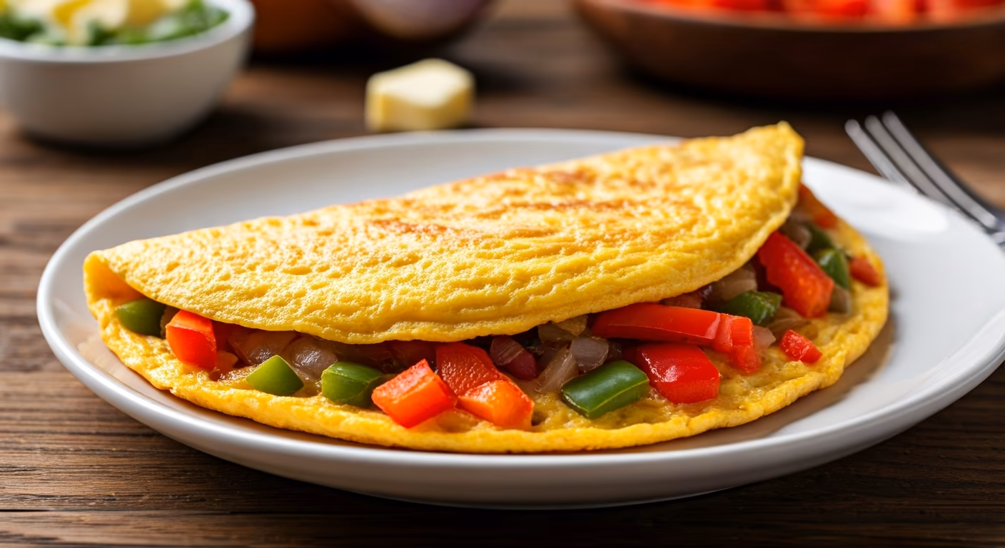 Denver Omelette recipe - American Western easy difficulty in Brunch, Breakfast category