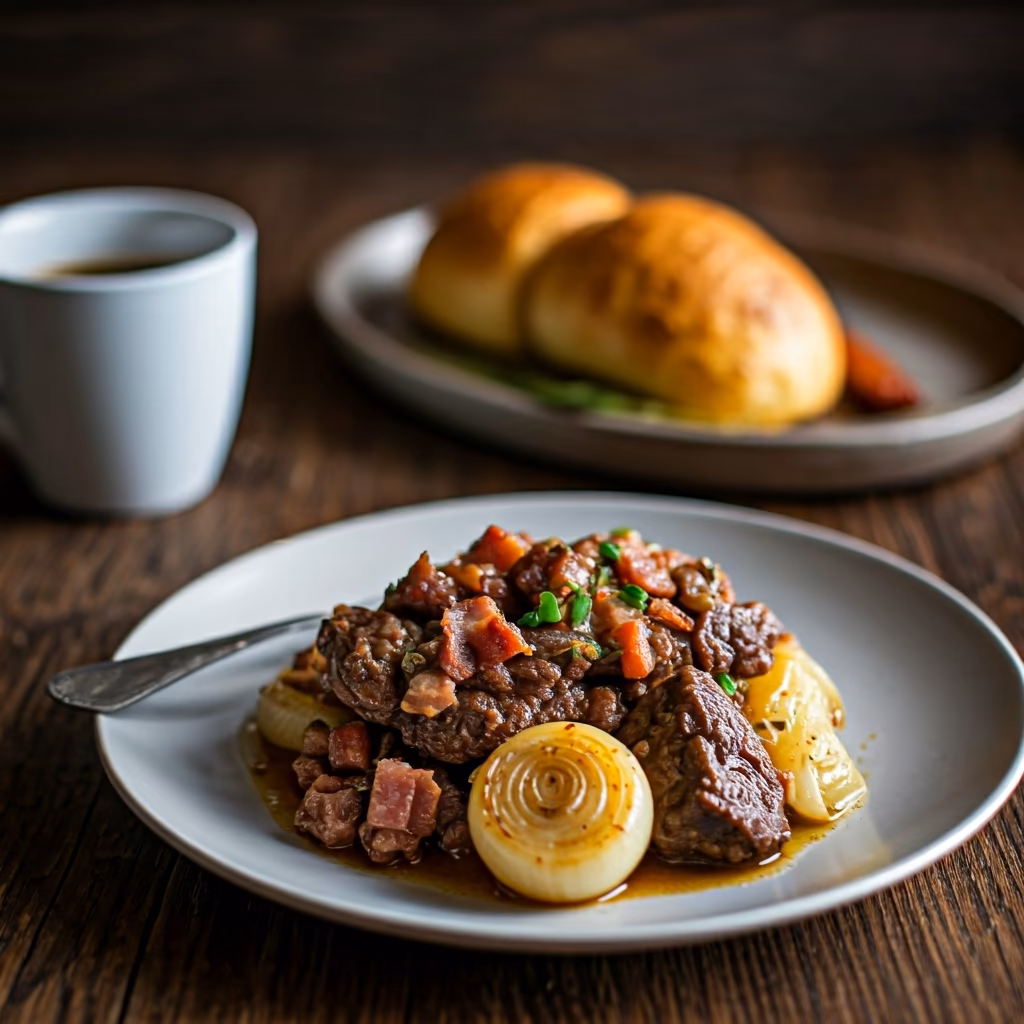 Rich Carbonnade Flamande recipe - Belgian medium difficulty in Comfort Food, Main Course category
