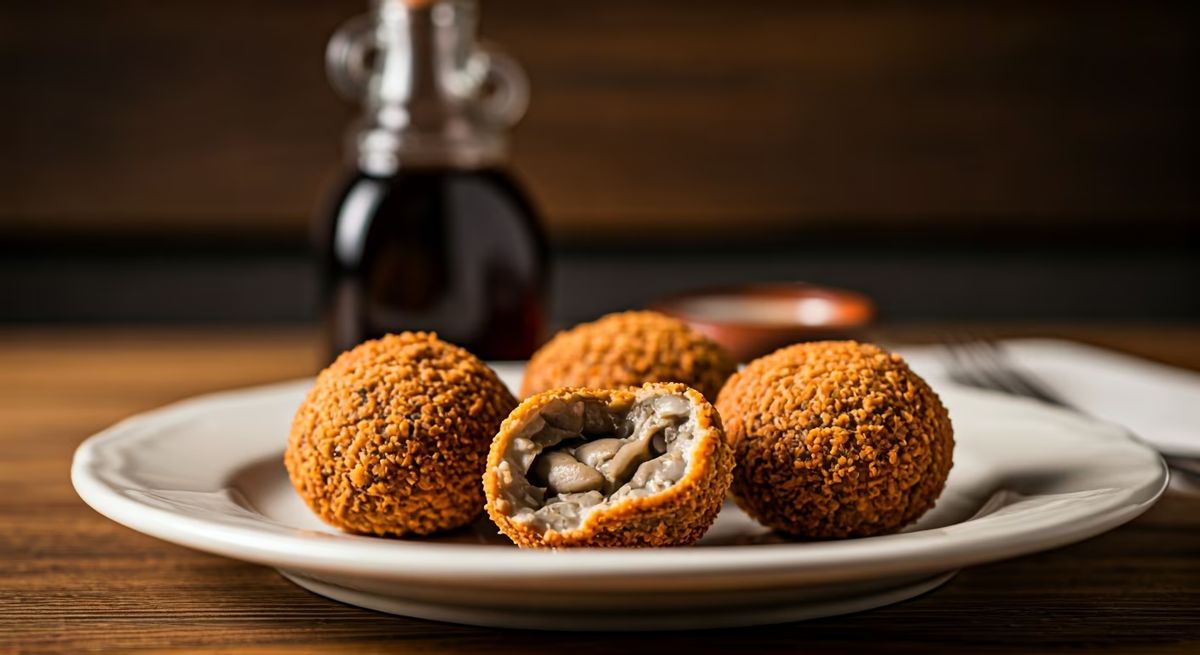 Rocky Mountain Oysters with Spicy Dipping Sauce recipe - Western American medium difficulty dish