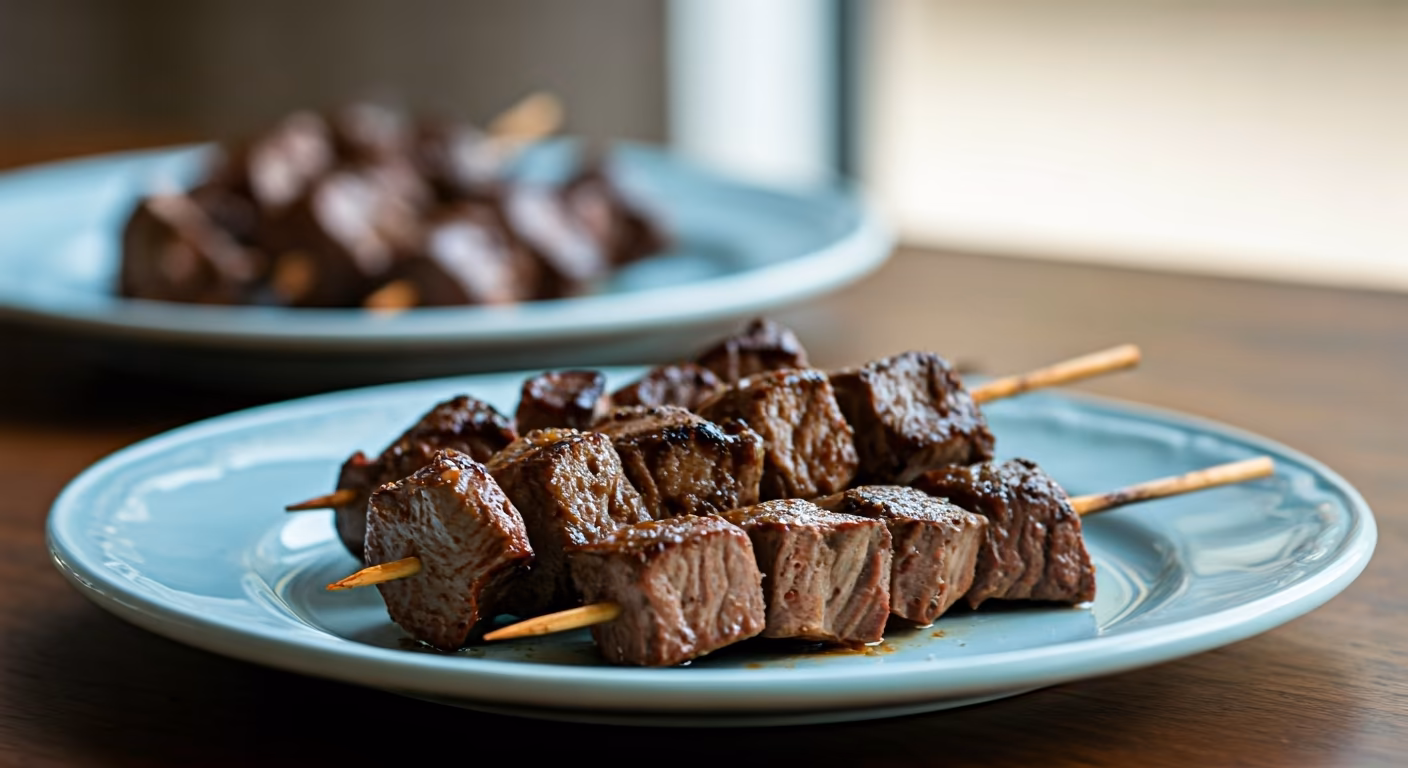 Classic Chislic Skewers recipe - American Midwestern medium difficulty in Grilling, Main Course category