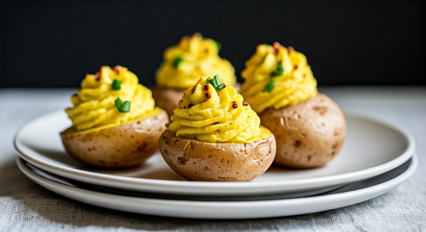 Deviled Potatoes Recipe @ TotallyChefs