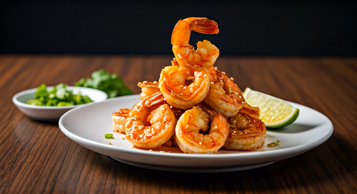 Honey Garlic Shrimp recipe - Asian Fusion easy difficulty in Appetizers, Main Course category