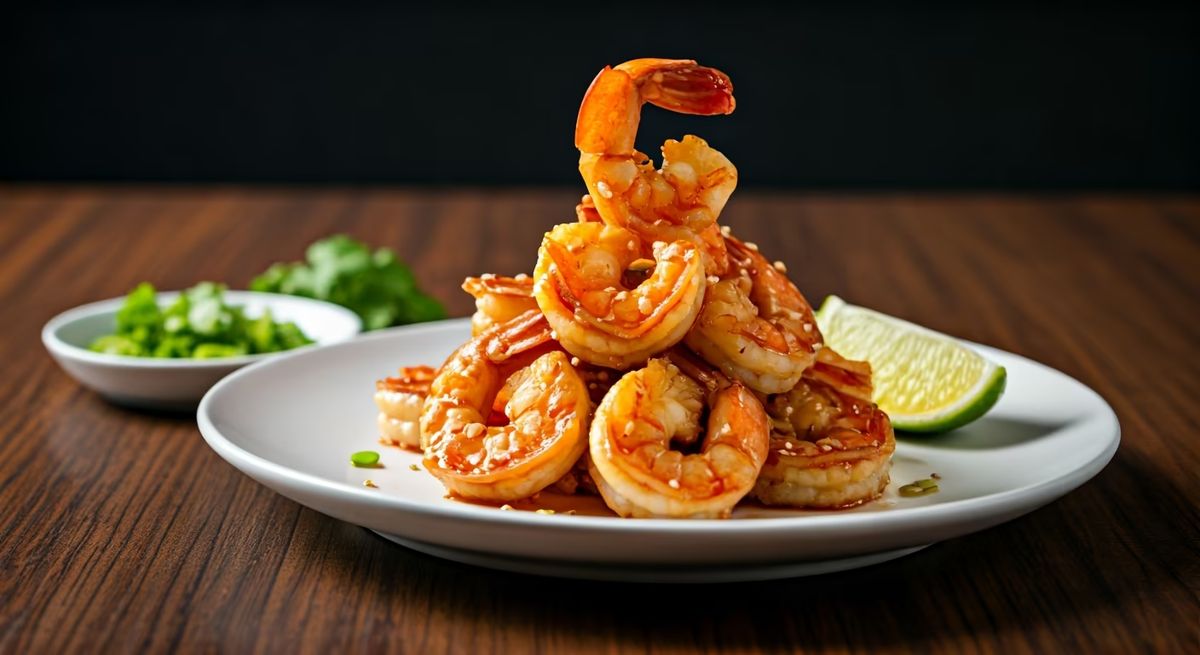 Honey Garlic Shrimp recipe - Asian Fusion easy difficulty dish