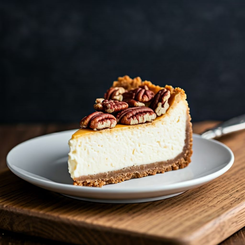 Pecan Pie Cheesecake recipe - American Southern medium difficulty dish