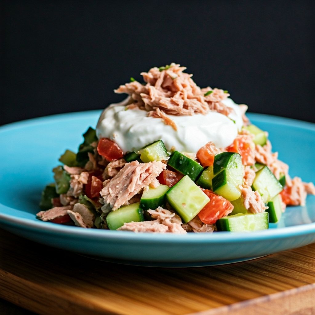 Mediterranean Harmony Tuna Salad recipe - Mediterranean easy difficulty dish