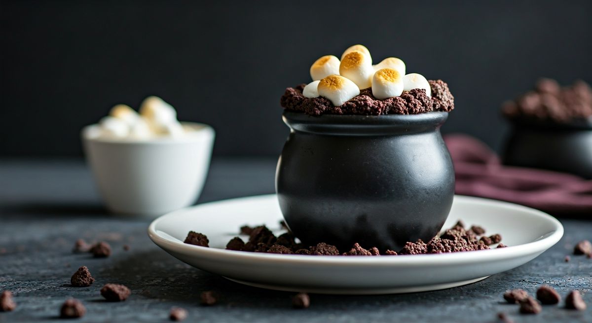 Witch's Brew Marshmallow Cauldron Cups recipe - Magical confections medium difficulty dish
