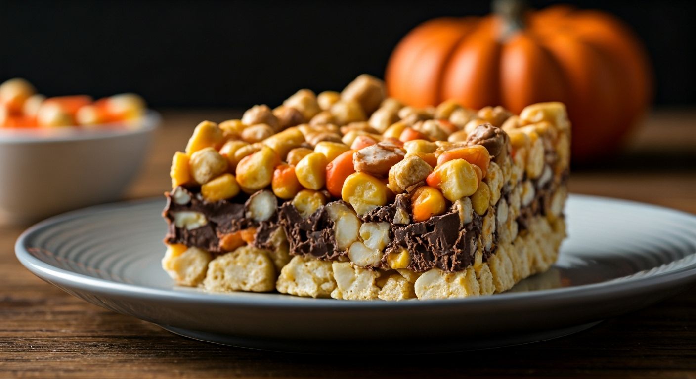 Candy Corn Delight Bars recipe - American medium difficulty in Desserts, Baking category