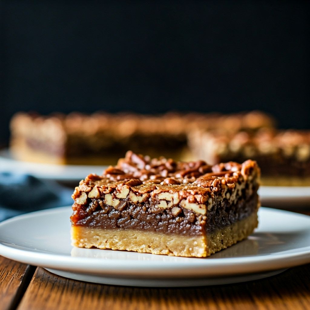 Pecan Slab Pie Bars recipe - American medium difficulty in Holiday Sweets, Desserts, Baking category