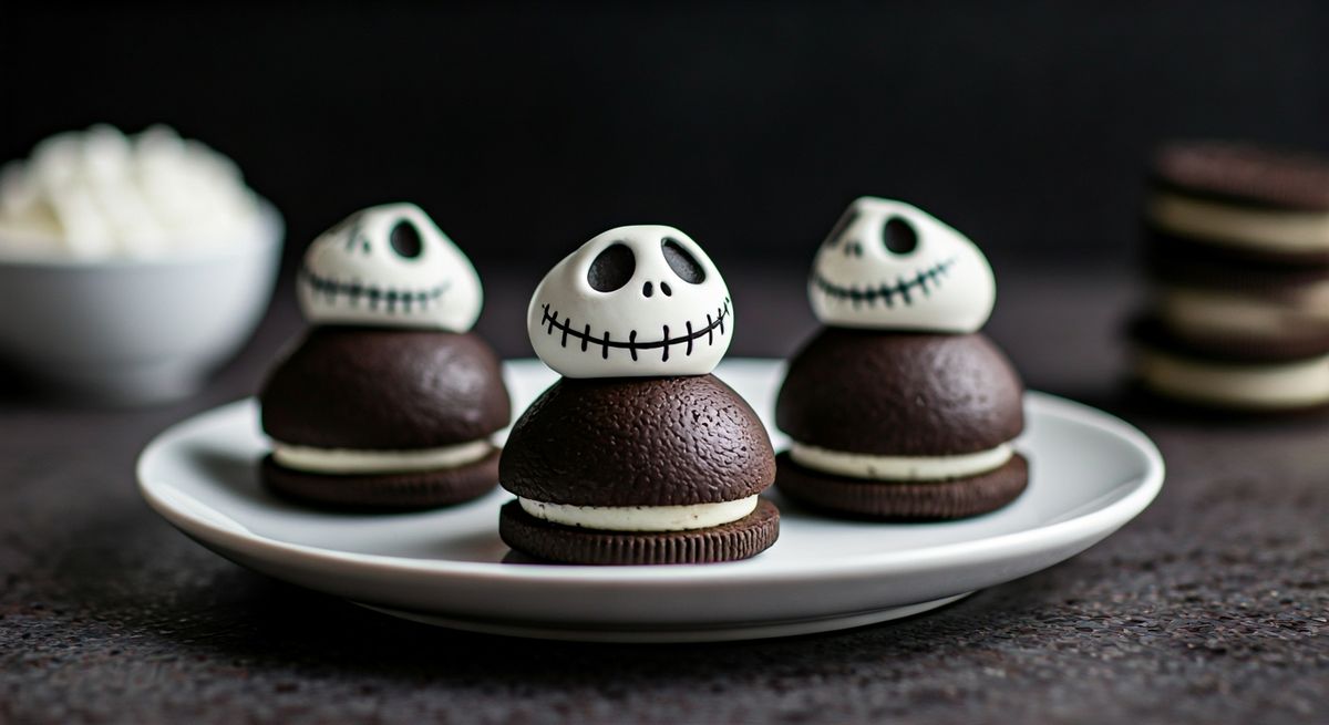 Jack Skellington Oreo Pops recipe - American easy difficulty dish