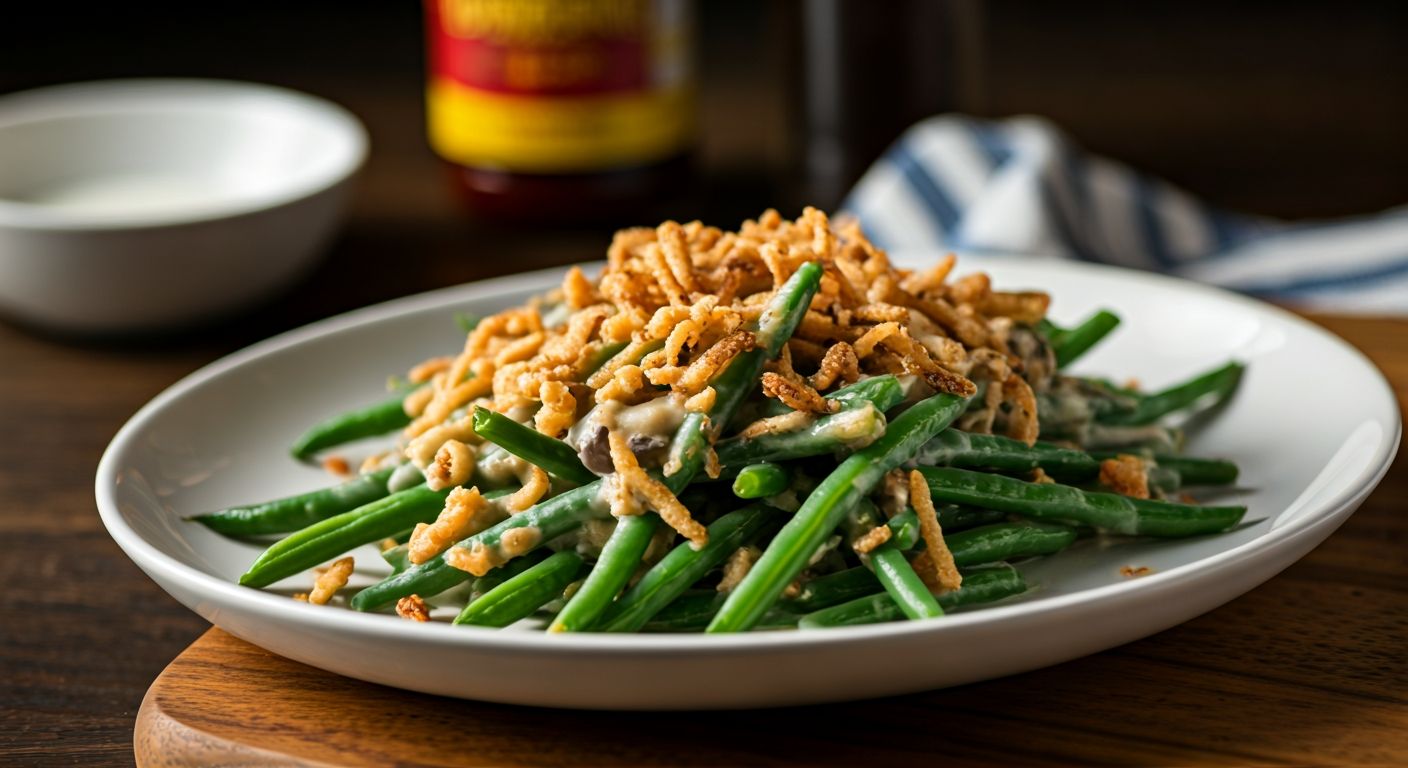 Classic Green Bean Casserole recipe - American medium difficulty in Side Dishes, Comfort Food, Casseroles category