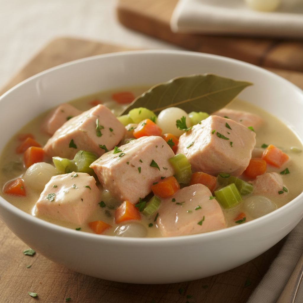 Classic Salmon Blanquette recipe - Other medium difficulty dish