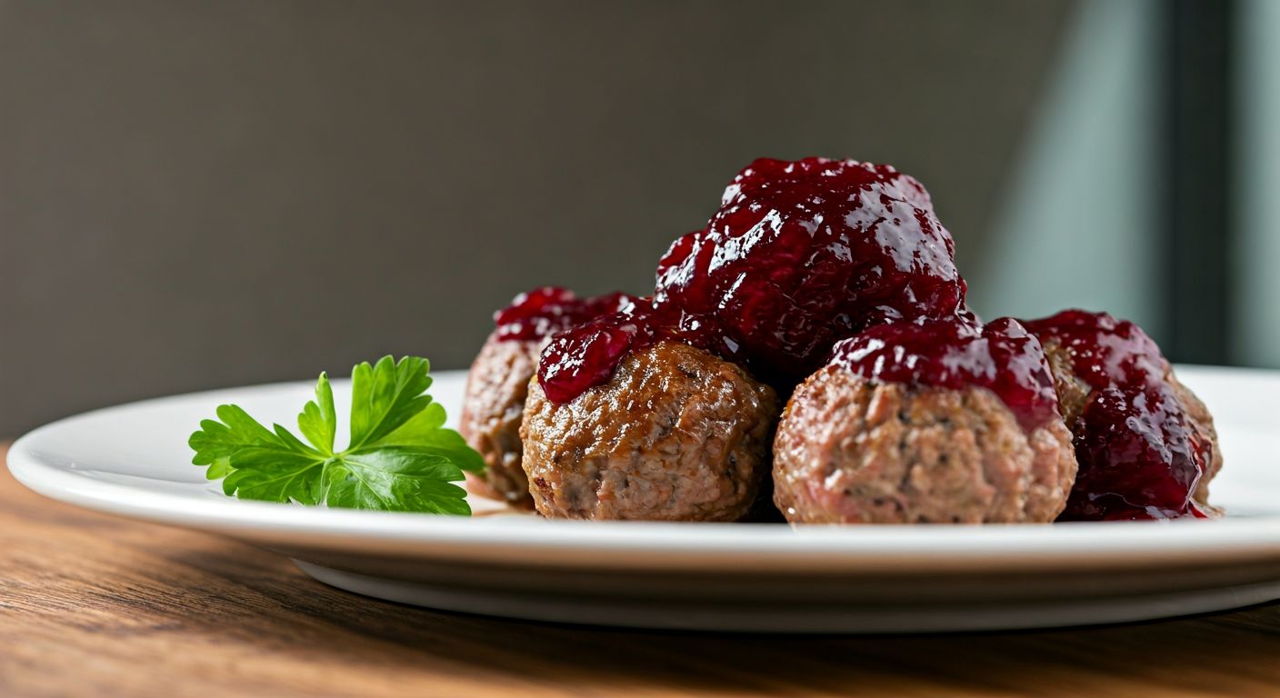 Grape Jelly Meatballs recipe - American easy difficulty in Appetizers, Party Food category