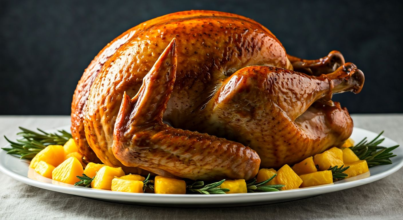 Thanksgiving Turkey with Pineapple Glaze recipe - American medium difficulty in Main Course, Holiday Recipes category