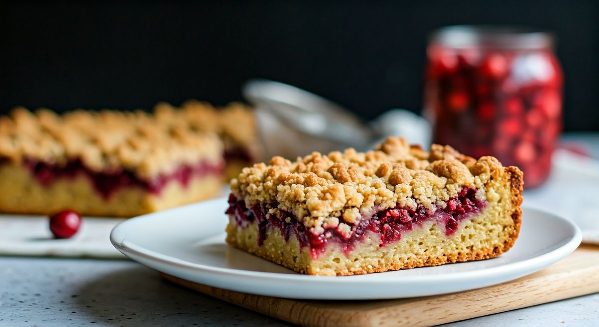 Cranberry Crumb Bars recipe - American medium difficulty dish