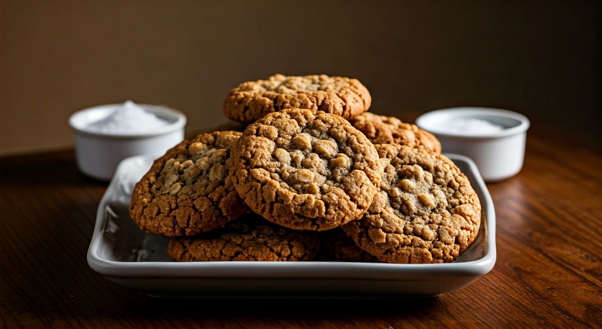 Chewy Oatmeal Cookies recipe - American easy difficulty dish